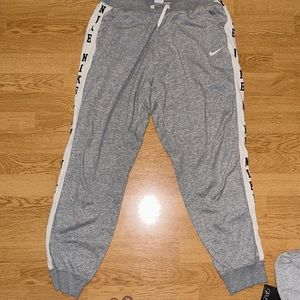 Grey NIKE jogger sweatpants